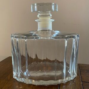 Luigi Bormioli Vtg EUC Light & Music Crystal Glass Decanter